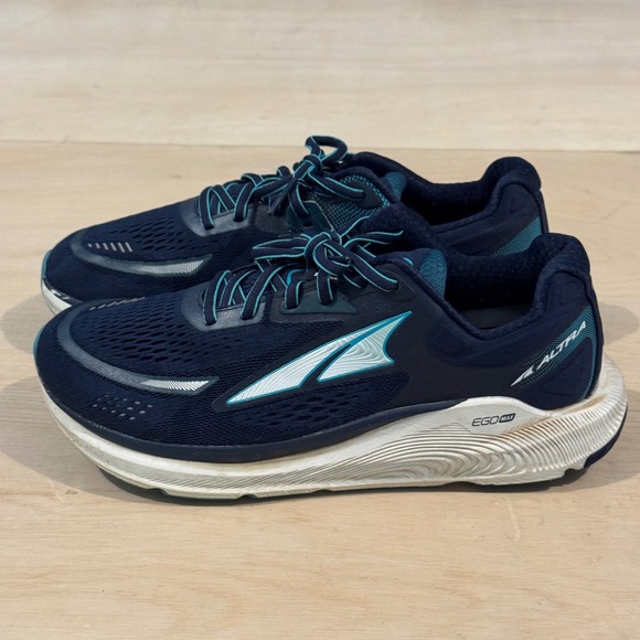 Altra Paradigm 6 Running Shoes Navy Blue Green Zero Drop Women US 9.5 - Picture 8 of 8